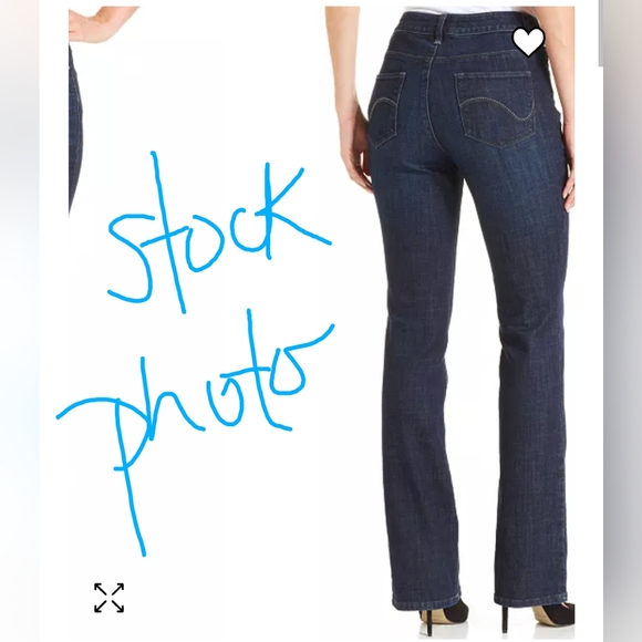 Lee Platinum Blue Jeans Boot Cut 16W Petite - Picture 15 of 16